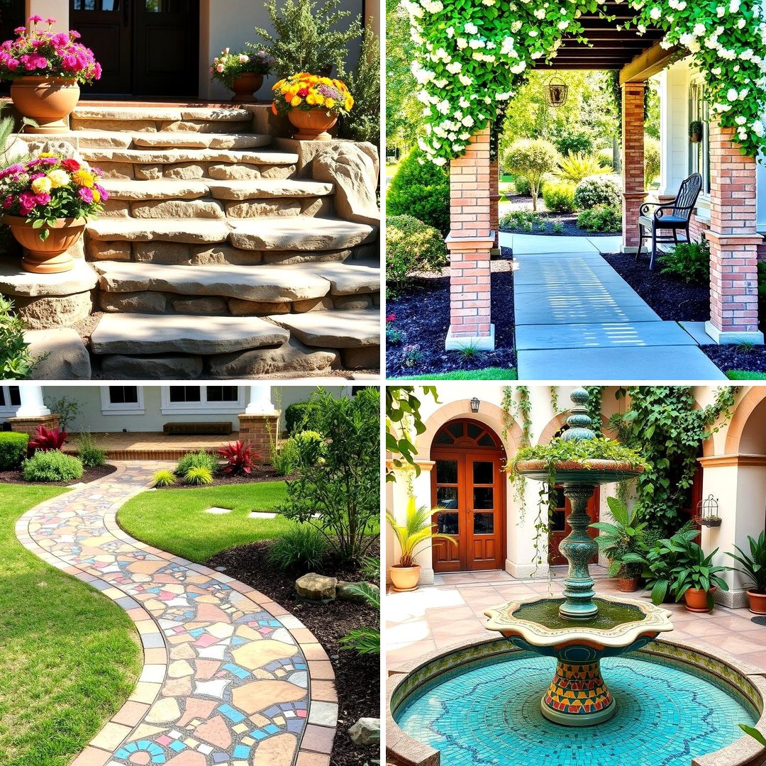 22 Authentic Spanish Style Front Yard Landscaping Ideas - Lost At E Minor