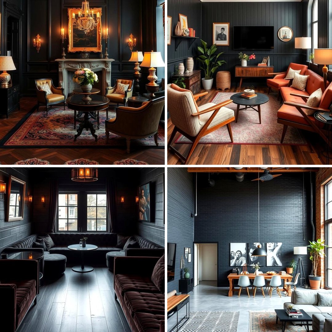 22 Chic Black Shiplap Wall Ideas for Modern Interior Accents - Lost At ...