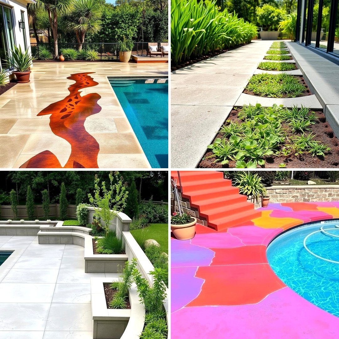 22 Concrete Pool Deck Ideas for Slip-Resistant & Stylish Designs - Lost ...
