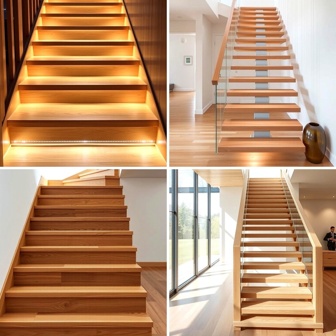 22 Elegant White Oak Staircase Designs for Modern Homes - Lost At E Minor