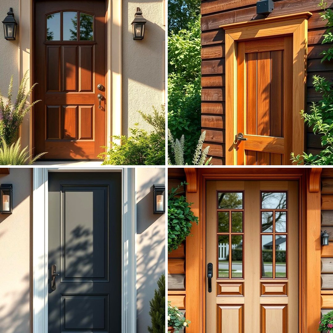 22 Exterior Door Trim Design Ideas for Curb Appeal - Lost At E Minor, image size:1080x1080