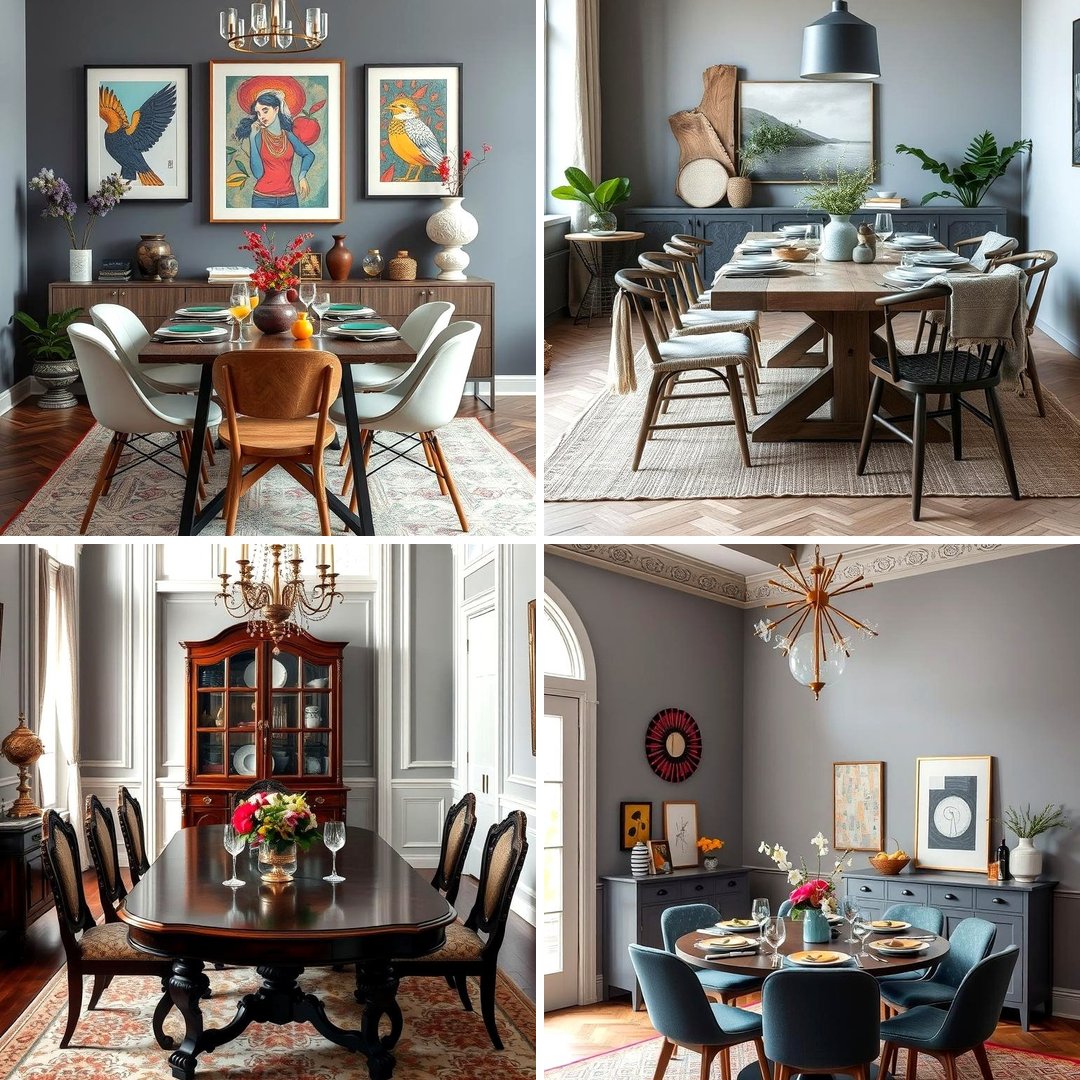 22 Gray Dining Room Decor Ideas for Chic Entertaining - Lost At E Minor