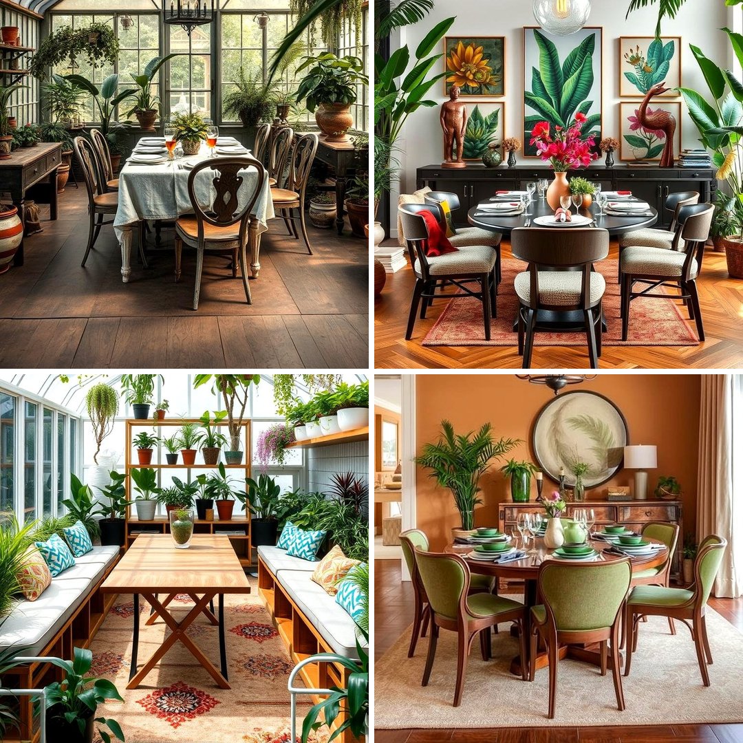 22 Greenhouse Dining Room Ideas to Enhance Natural Light - Lost At E Minor