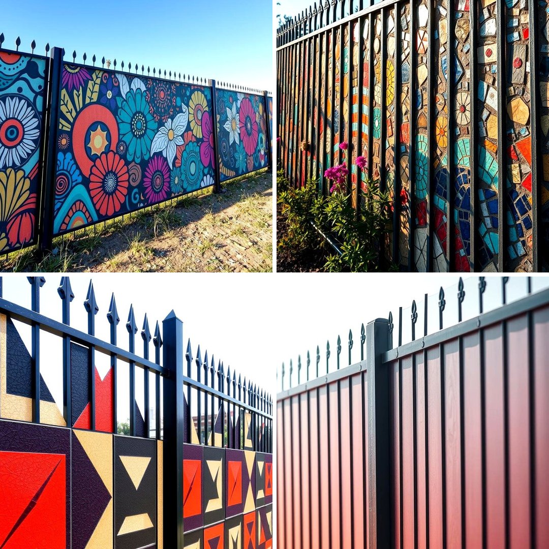 22 Inspiring Fence Painting Ideas for a Vibrant Exterior - Lost At E Minor, image size:1080x1080