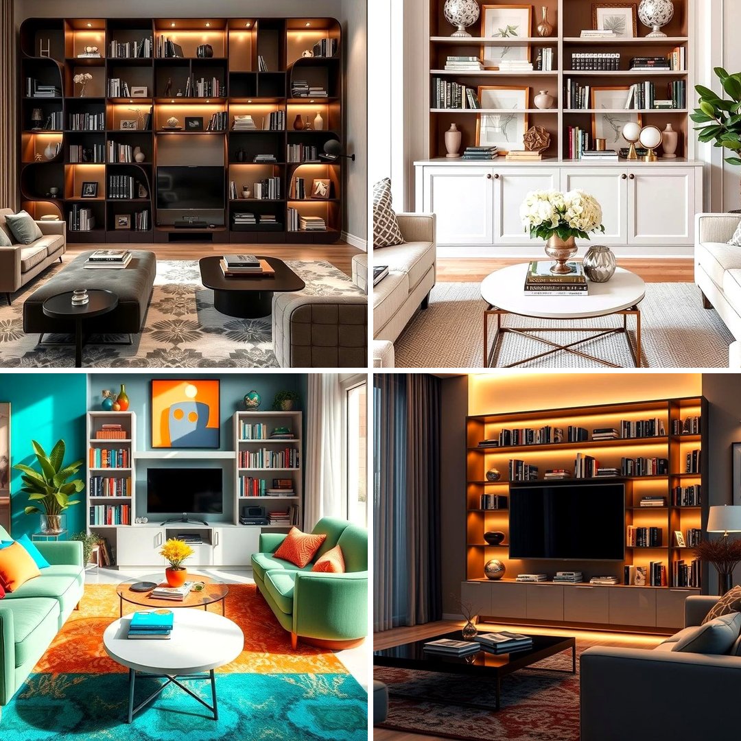 22 Living Room Bookshelf Ideas for Stylish Storage - Lost At E Minor