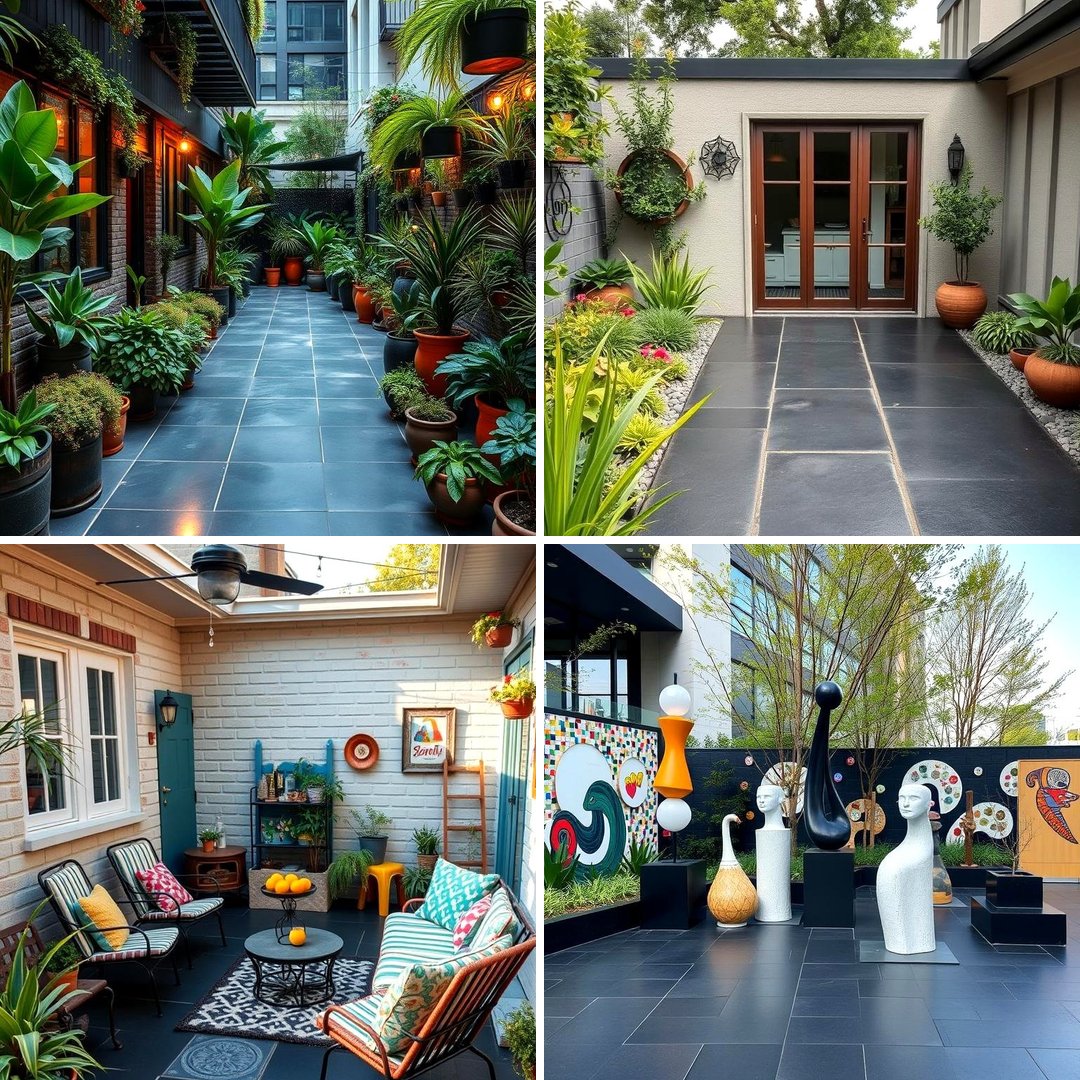 22 Modern Black Concrete Patio Ideas for Outdoor Spaces - Lost At E Minor