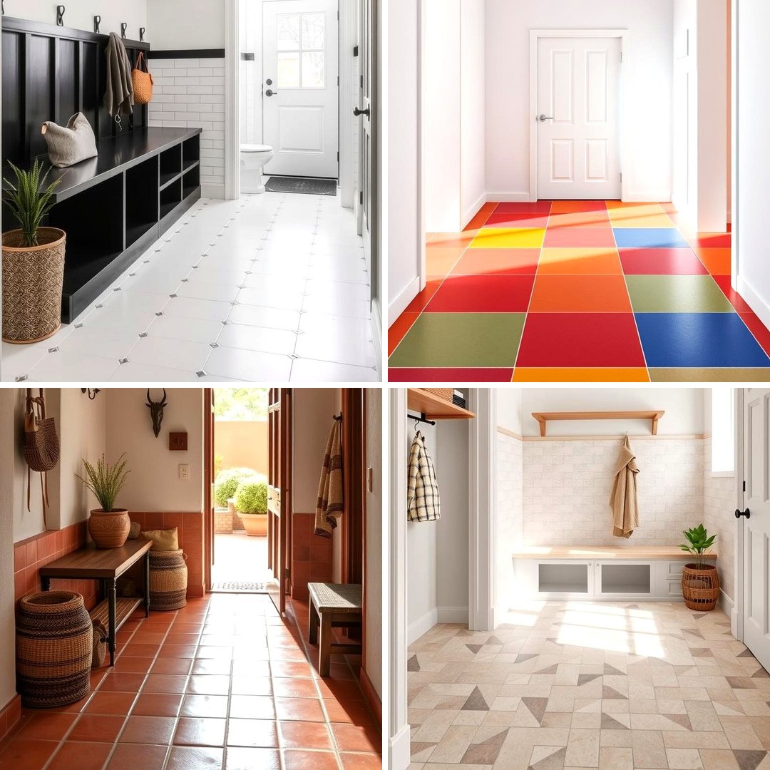 22 Mudroom Tile Floor Designs for Easy Cleaning & Style - Lost At E Minor