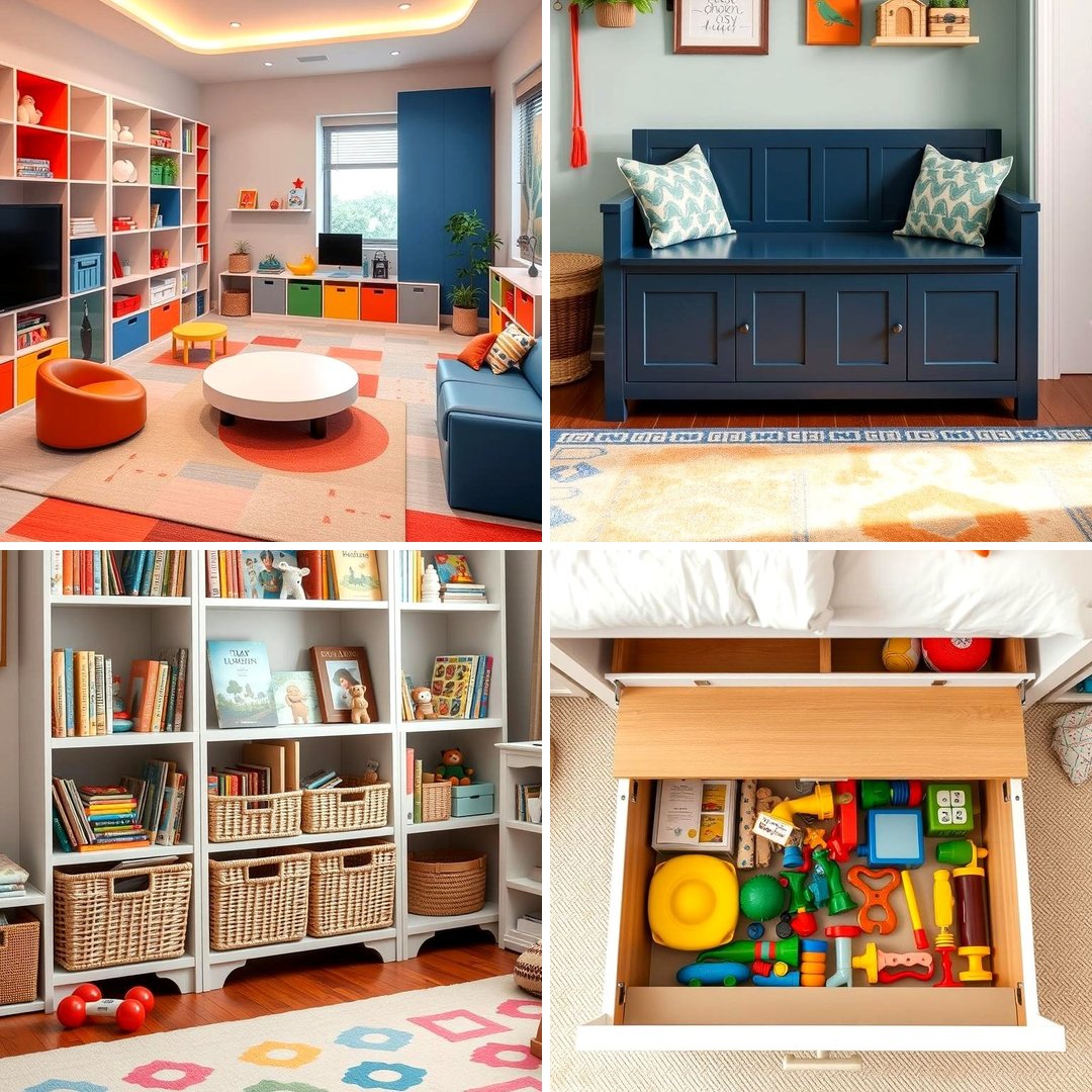 22 Playroom Storage Ideas to Maximize Your Kids' Space - Lost At E Minor