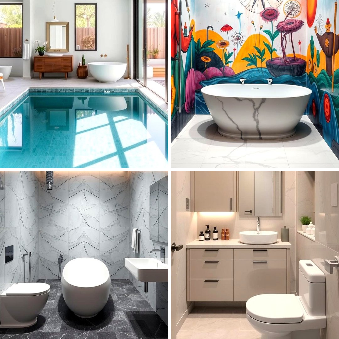 22 Pool Bathroom Ideas for a Refreshing Outdoor Oasis - Lost At E Minor