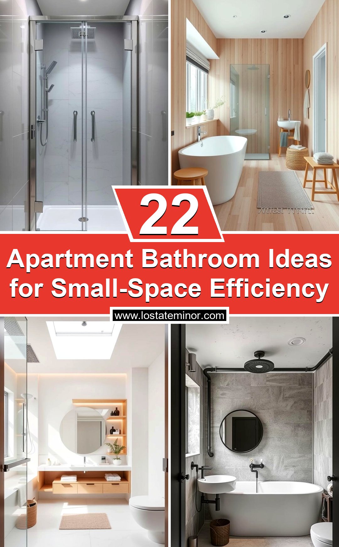 Curated visual reference: Gallery Detail: 22 Apartment Bathroom Ideas For Small Space Efficiency