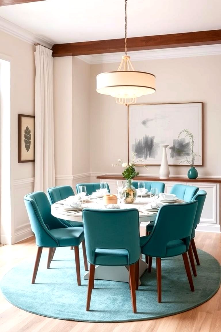 22 Teal Dining Room Ideas for Elegant Entertaining - Lost At E Minor