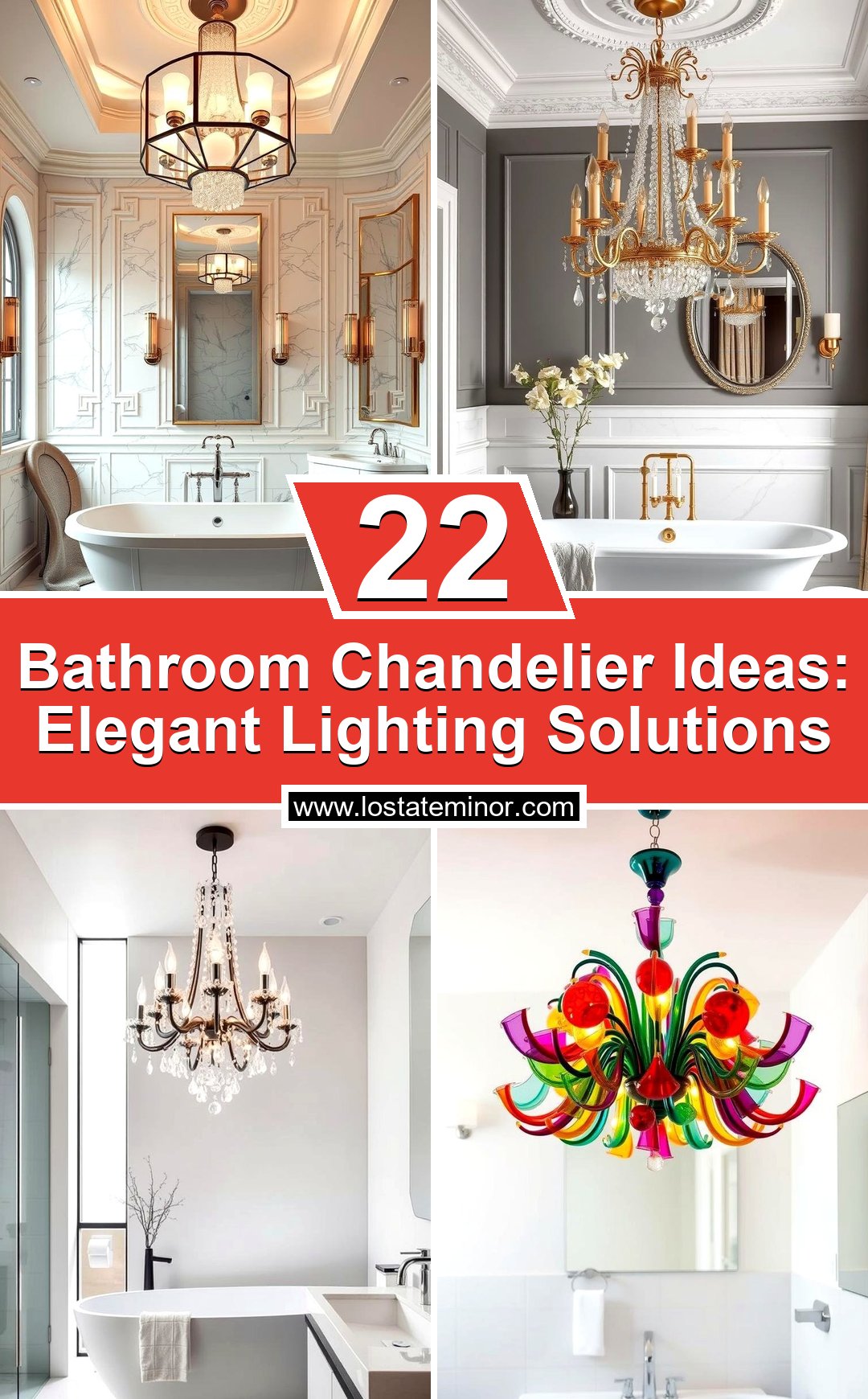 22 Bathroom Chandelier Ideas: Elegant Lighting Solutions - Lost At E Minor