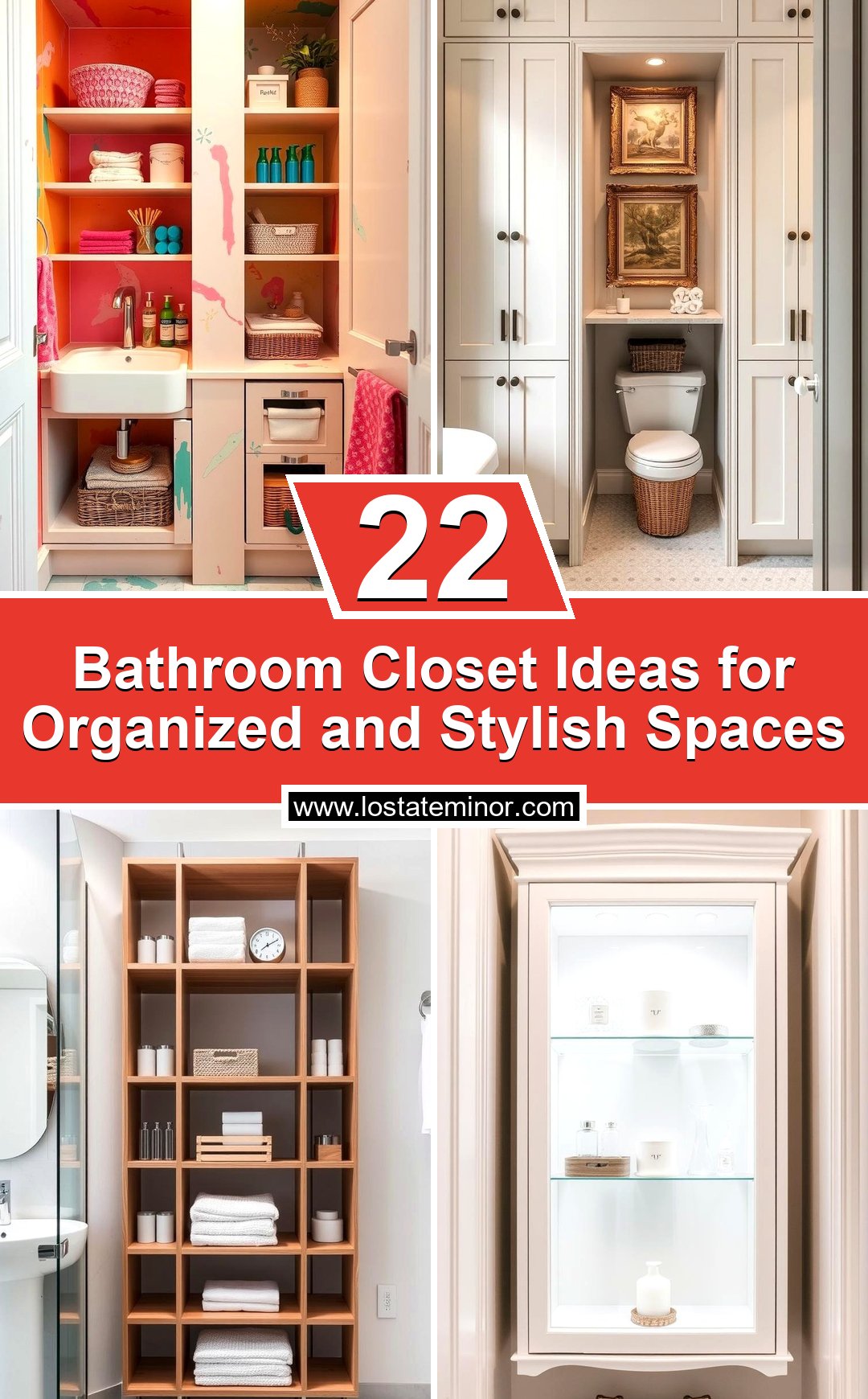 22 Bathroom Closet Ideas for Organized & Stylish Spaces - Lost At E Minor