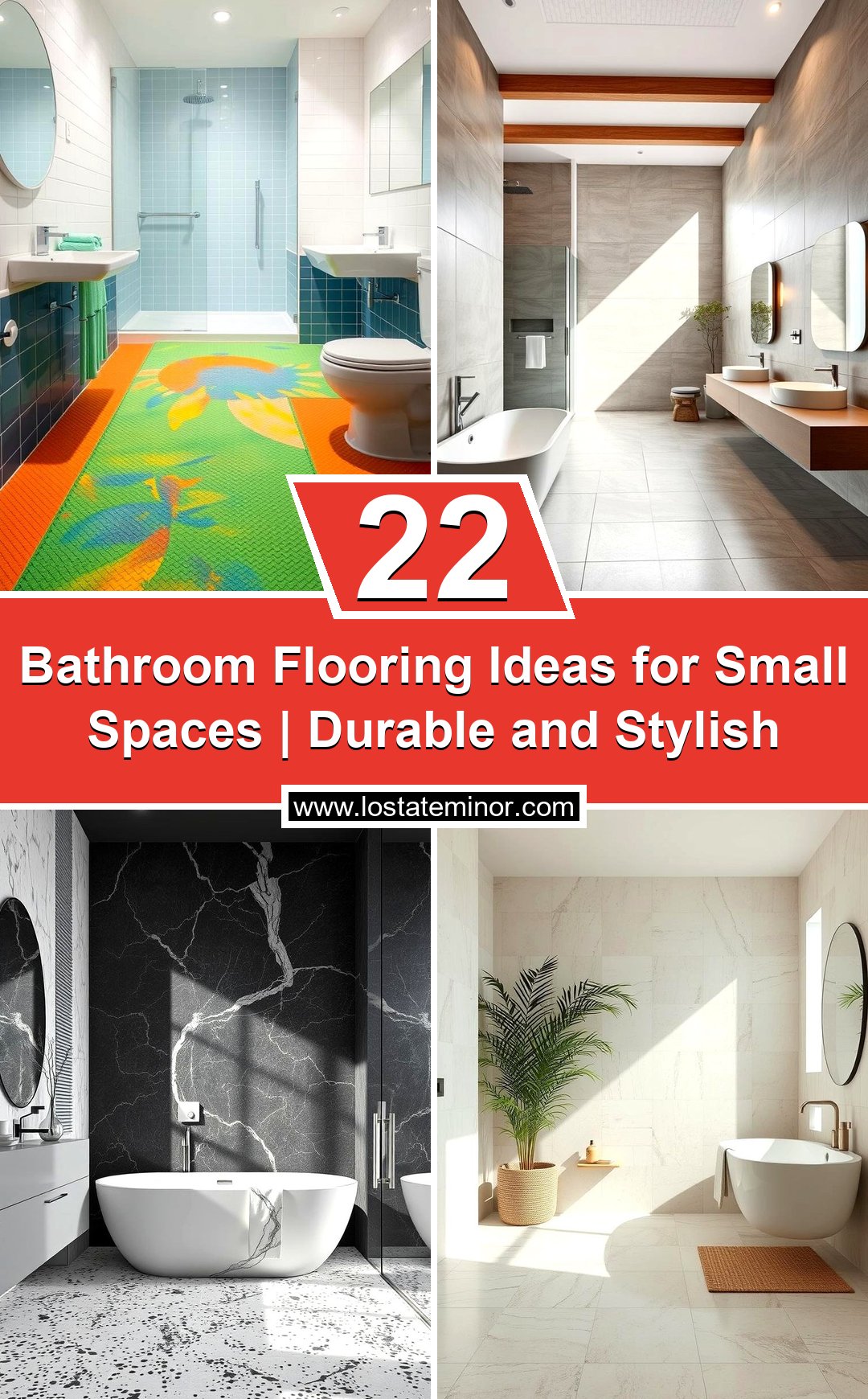22 Bathroom Flooring Ideas for Small Spaces | Durable & Stylish - Lost ...