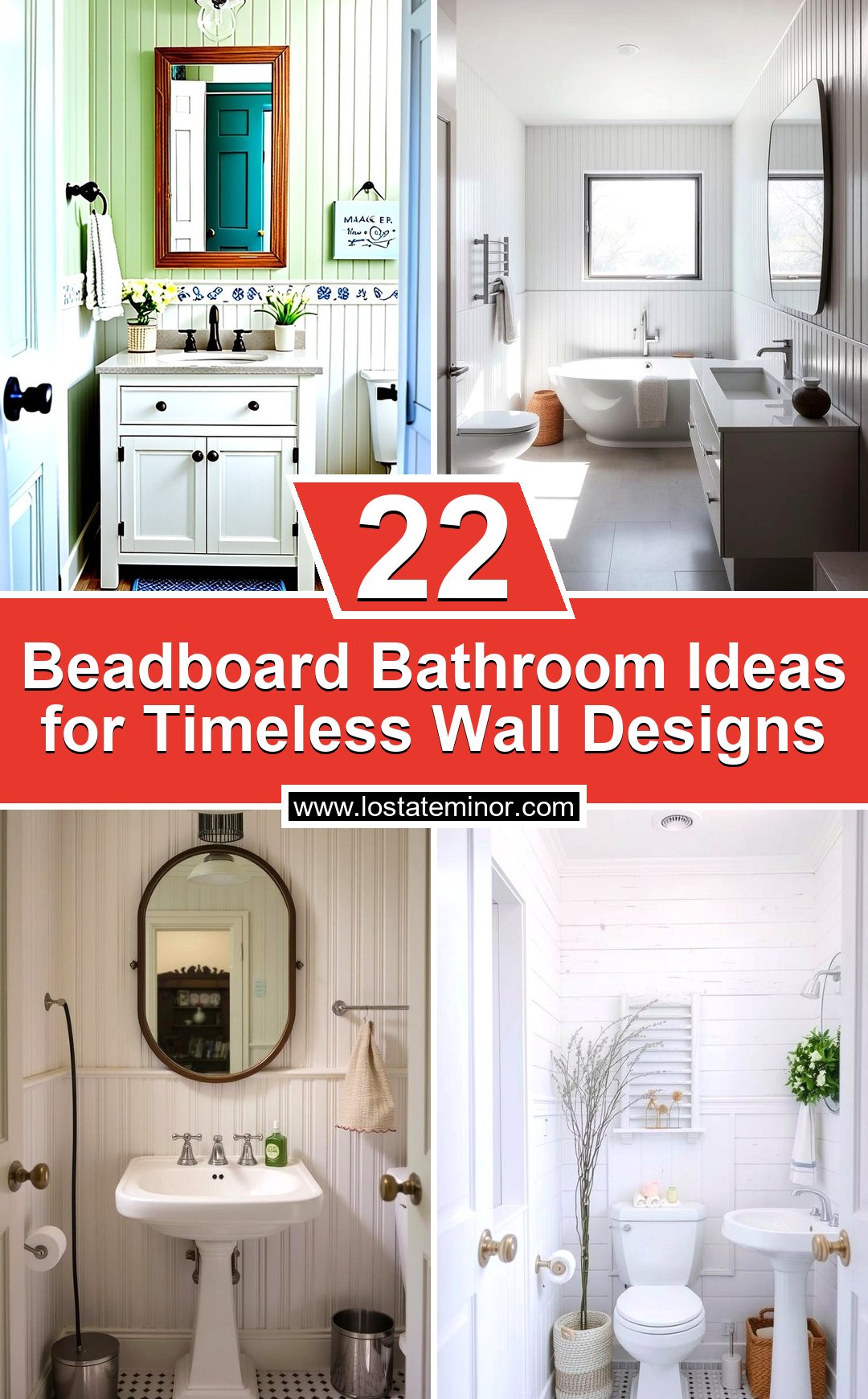 22 Beadboard Bathroom Ideas for Timeless Wall Designs - Lost At E Minor