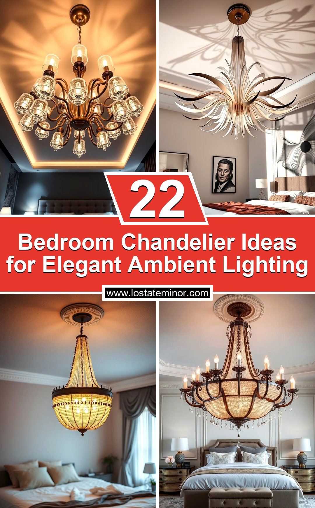 22 Bedroom Chandelier Ideas for Elegant Ambient Lighting - Lost At E Minor