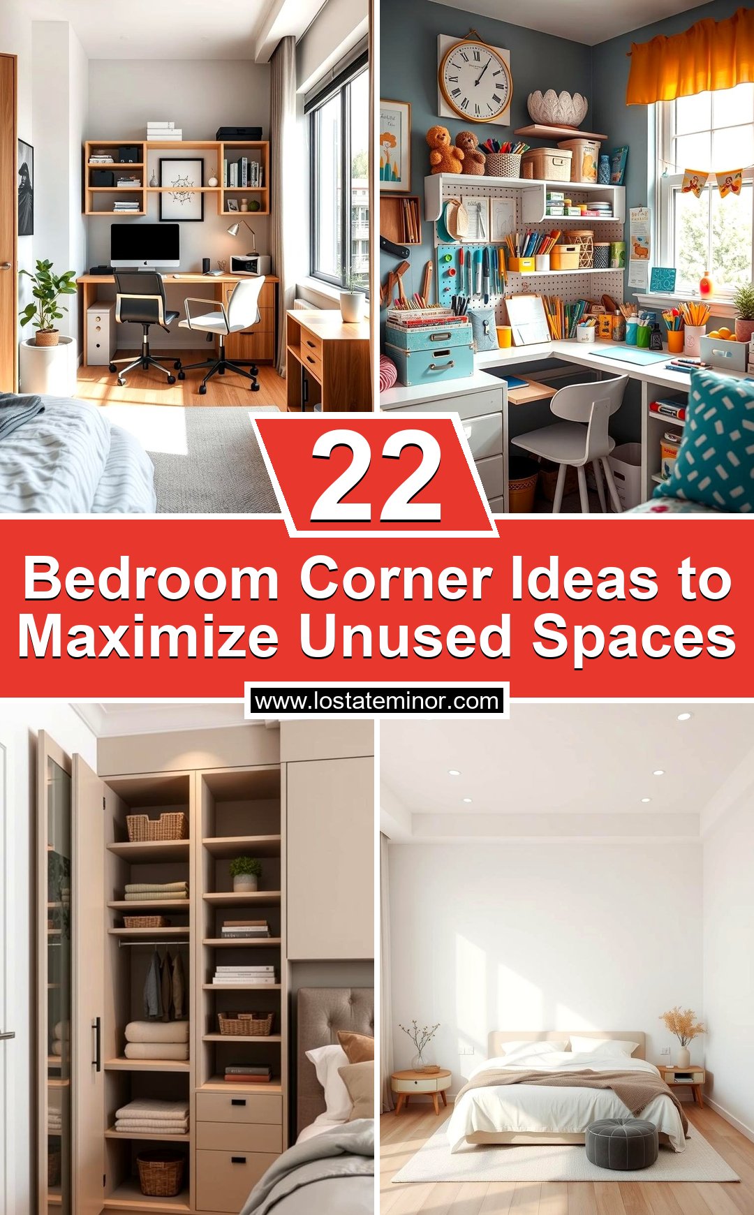 22 Bedroom Corner Ideas to Maximize Unused Spaces - Lost At E Minor