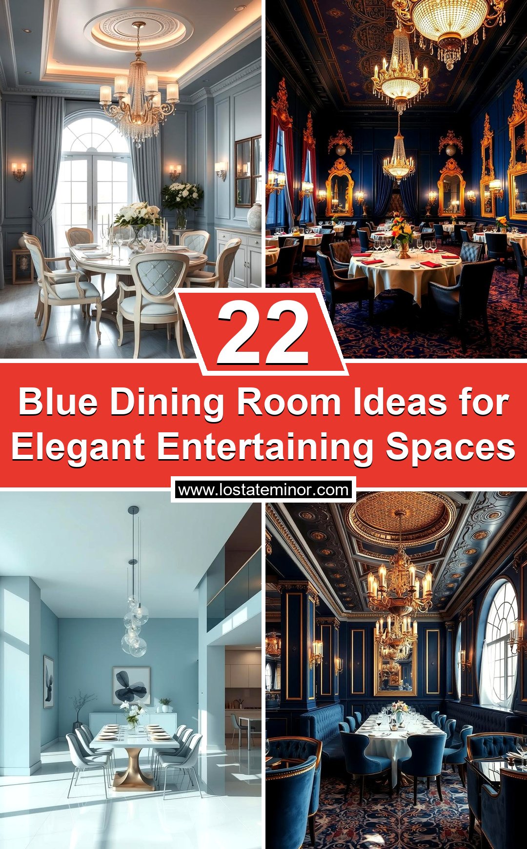 22 Blue Dining Room Ideas for Elegant Entertaining Spaces - Lost At E Minor