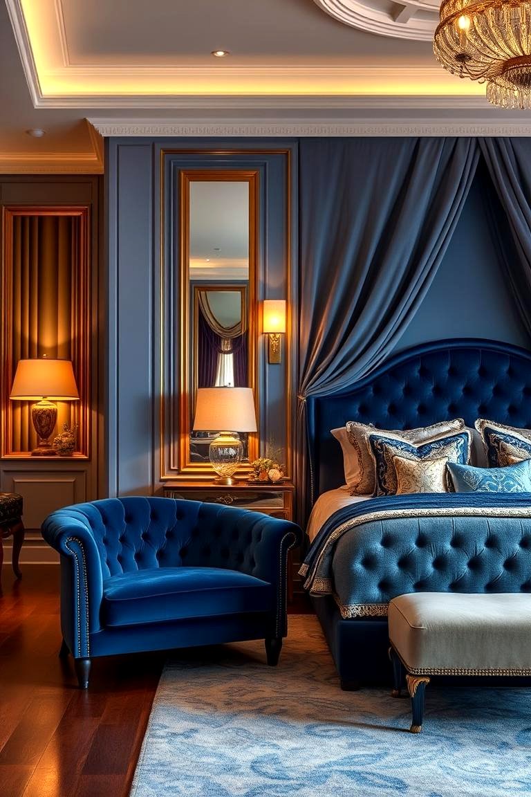22 Tranquil Blue Bedroom Ideas for Relaxing Sleep Spaces - Lost At E Minor
