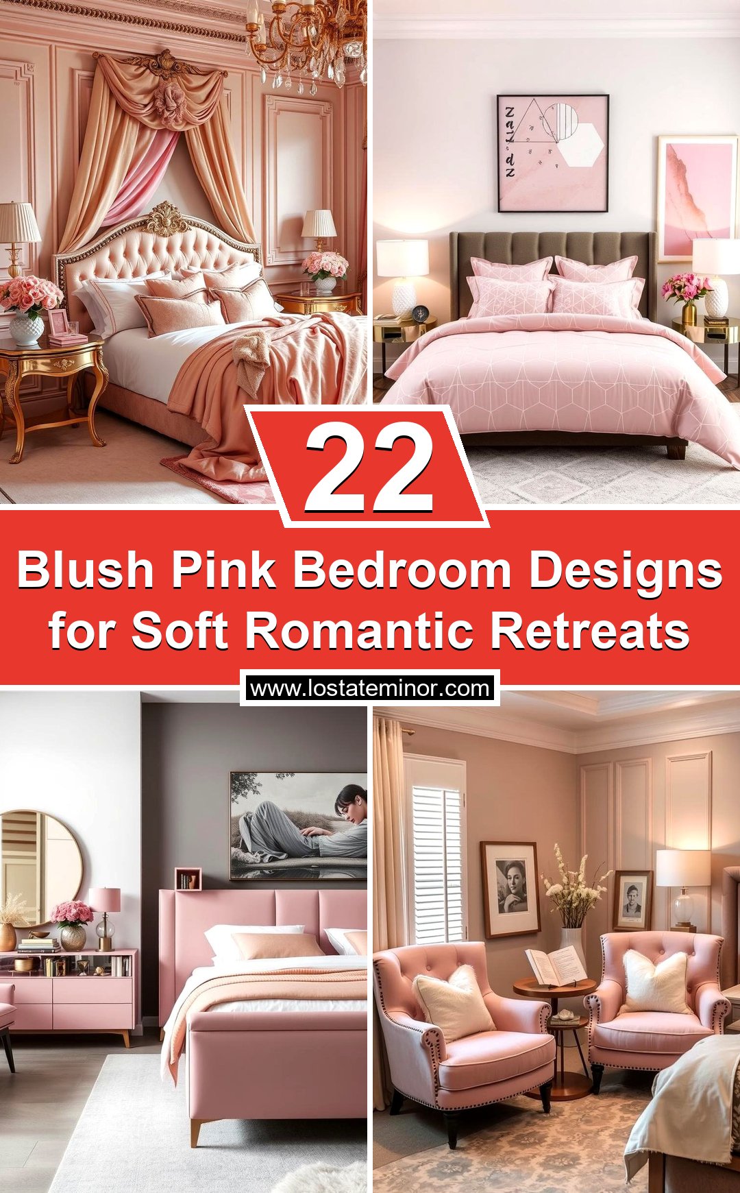 22 Blush Pink Bedroom Designs for Soft Romantic Retreats - Lost At E Minor