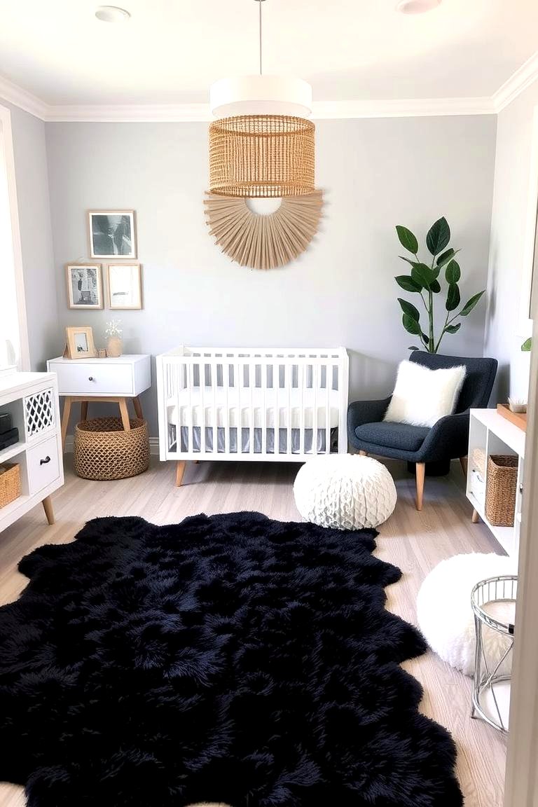 22 Black Nursery Ideas for Sophisticated & Calming Baby Rooms - Lost At ...