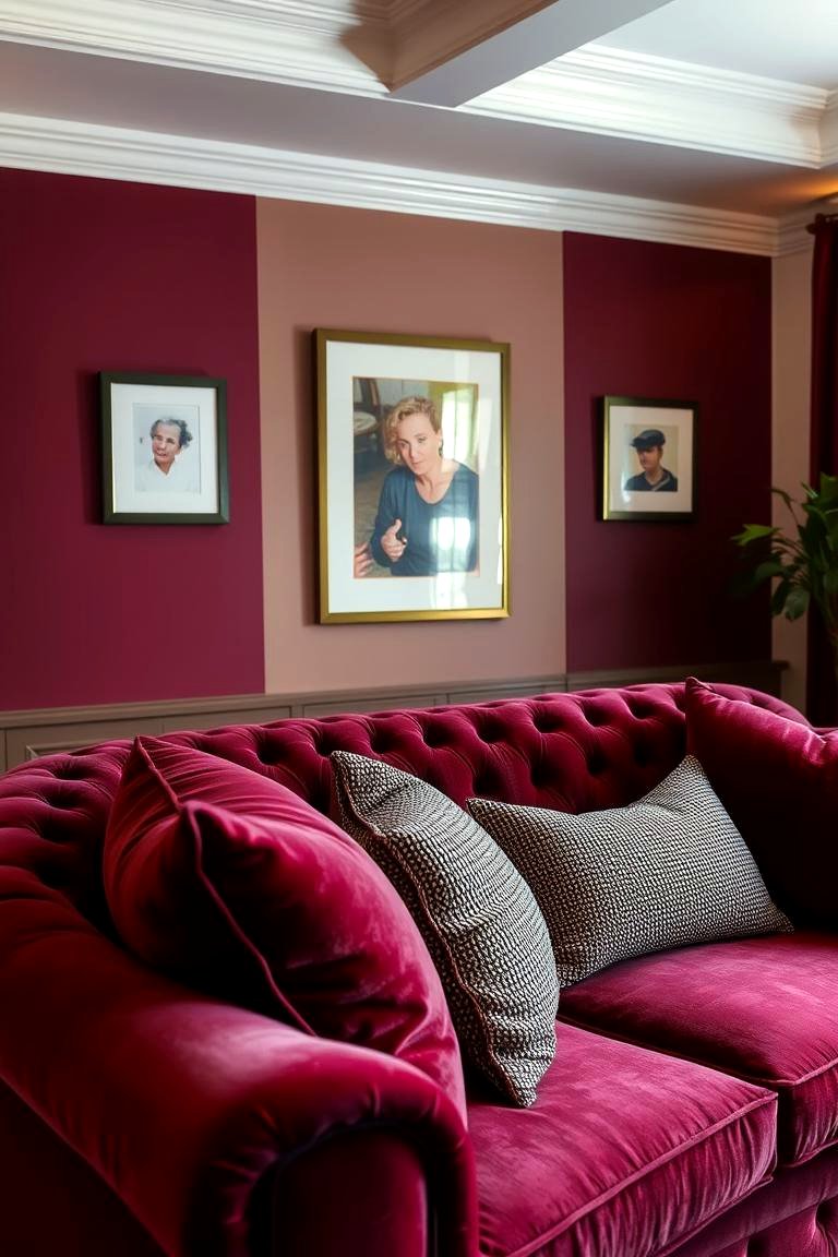 22 Bold Burgundy Living Room Ideas for Dramatic Style - Lost At E Minor