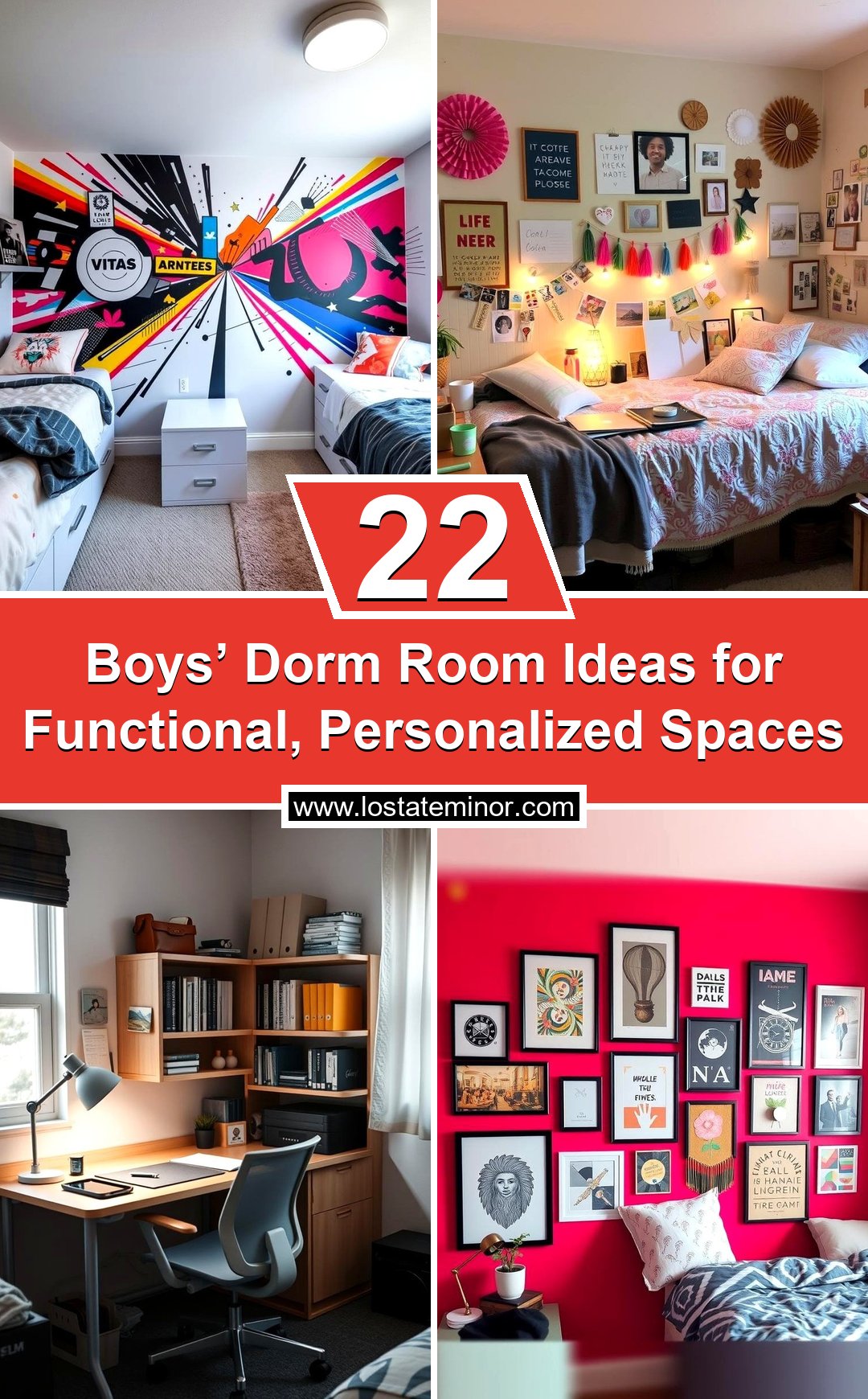 22 Boys' Dorm Room Ideas for Functional, Personalized Spaces - Lost At ...