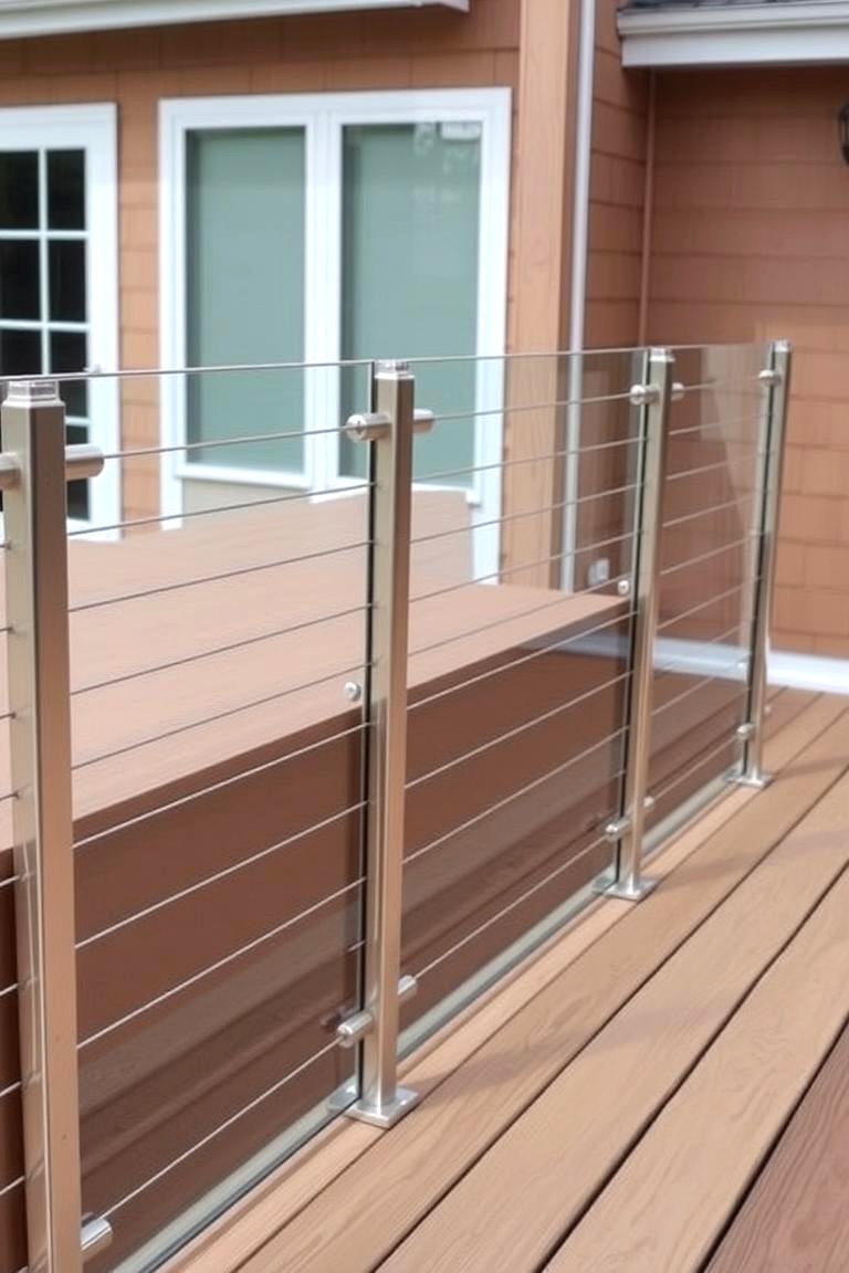 22 Stylish Deck Railing Ideas to Elevate Your Outdoor Space - Lost At E ...