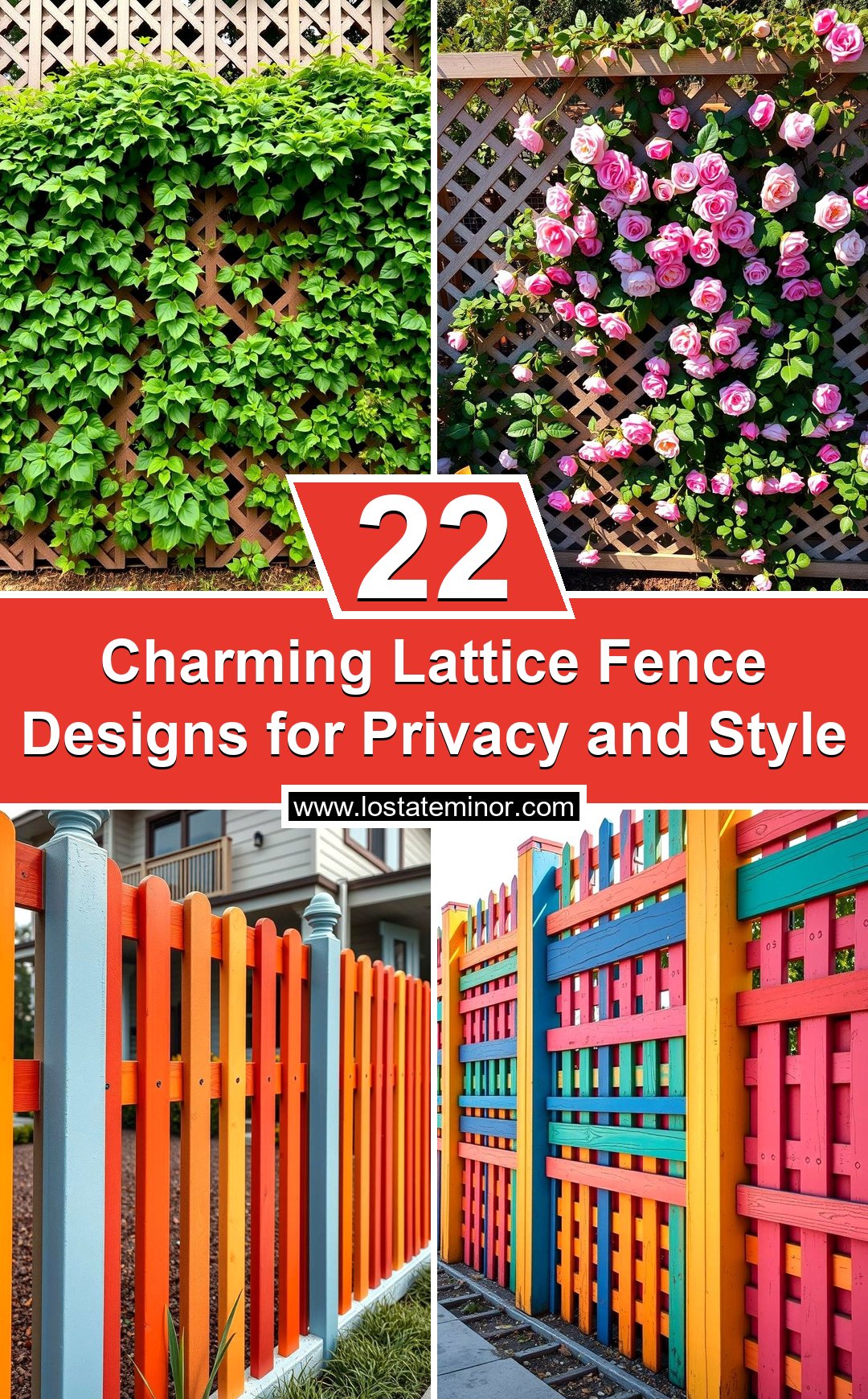 22 Charming Lattice Fence Designs for Privacy & Style - Lost At E Minor