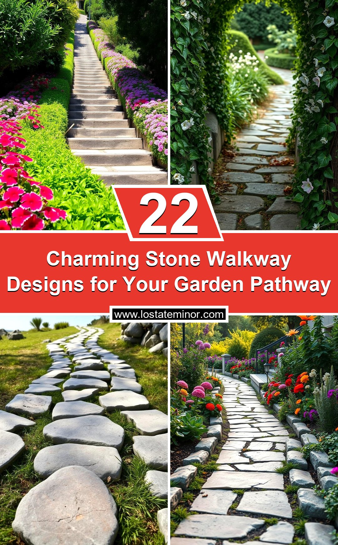 22 Charming Stone Walkway Designs for Your Garden Pathway - Lost At E Minor