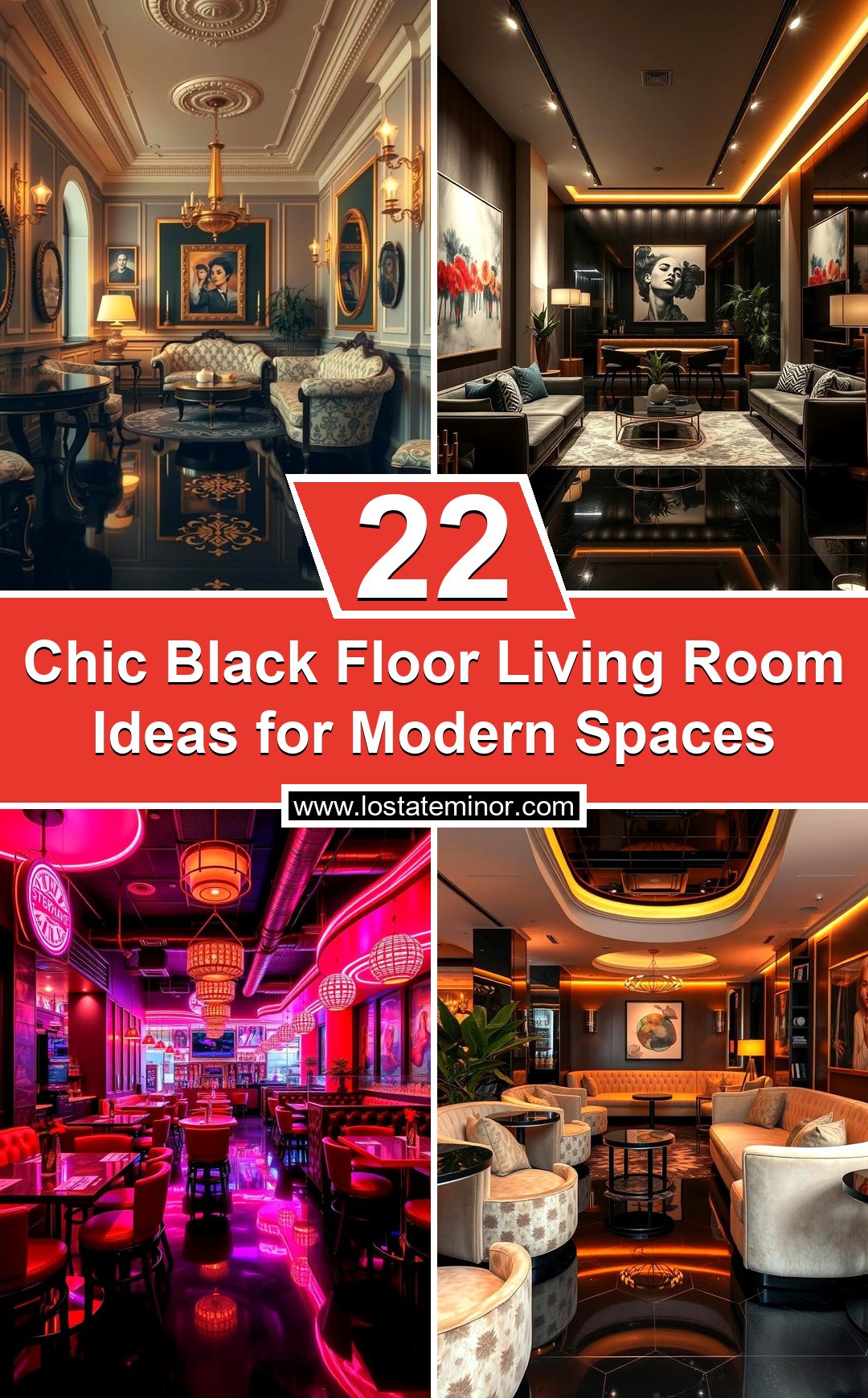 22 Chic Black Floor Living Room Ideas for Modern Spaces - Lost At E Minor