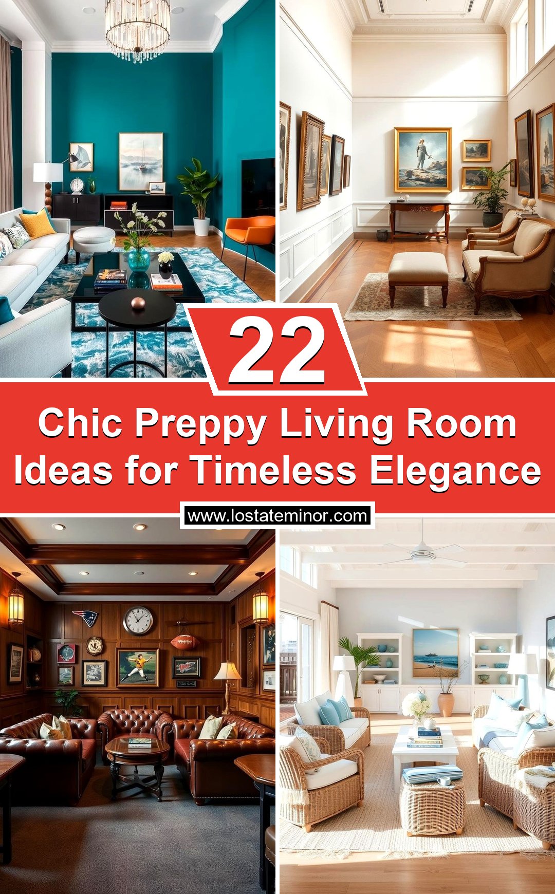 22 Chic Preppy Living Room Ideas for Timeless Elegance - Lost At E Minor