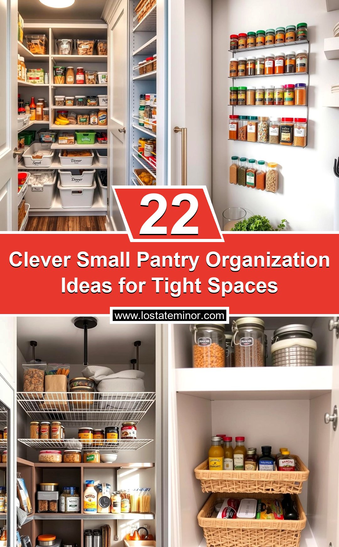Small Pantry Setup 22 Clever Small Pantry Organization Ideas for Tight Spaces - Lost At E ...
