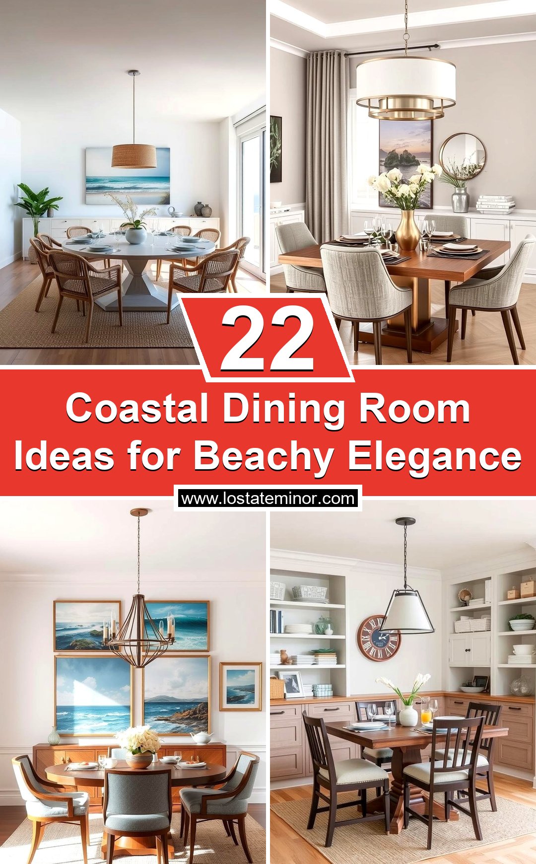 22 Coastal Dining Room Ideas for Beachy Elegance - Lost At E Minor