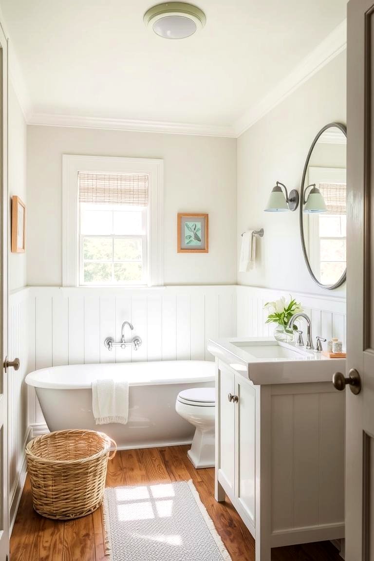 22 Chic Bathroom Wainscoting Ideas for Timeless Elegance - Lost At E Minor