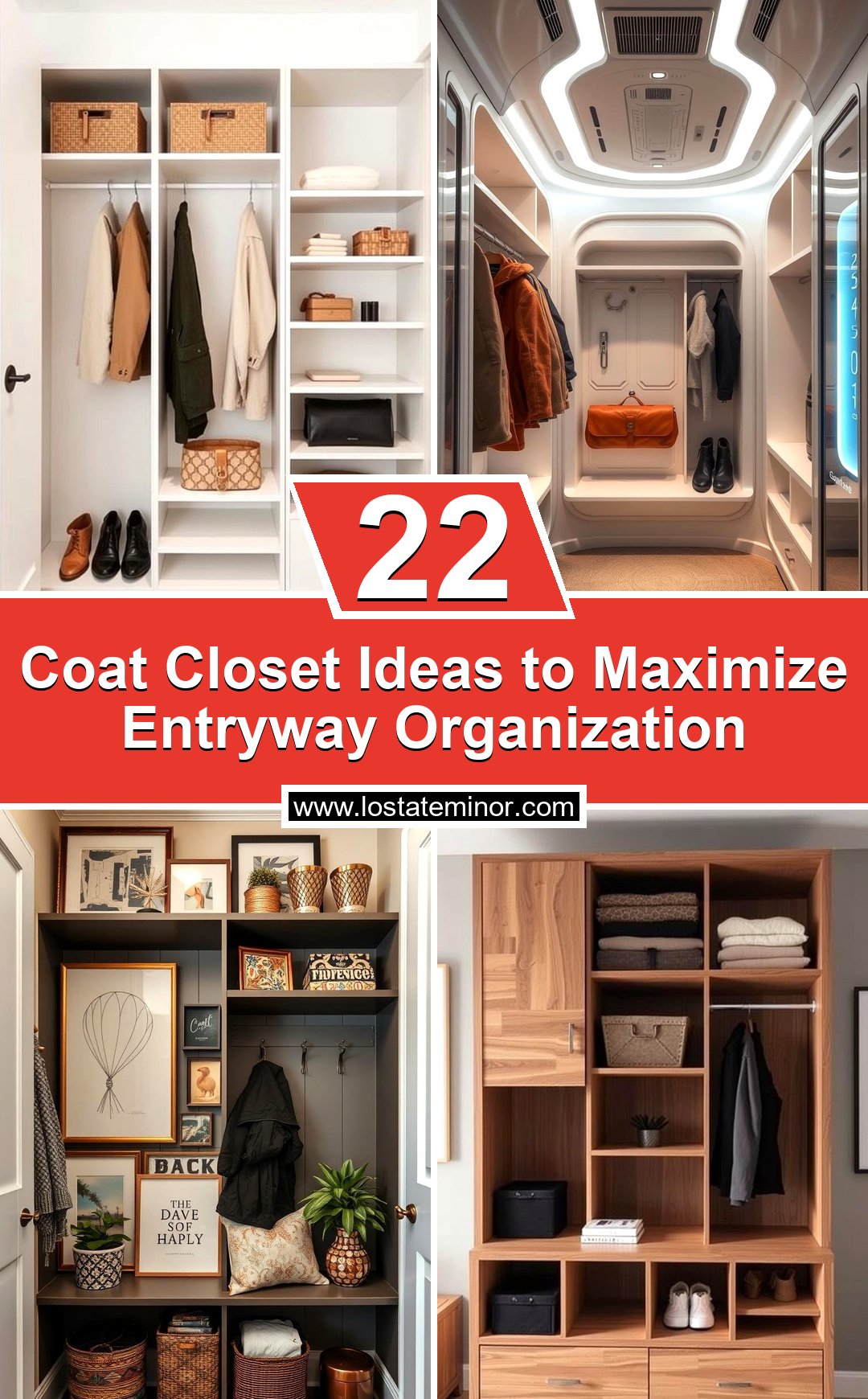 22 Coat Closet Ideas to Maximize Entryway Organization - Lost At E Minor