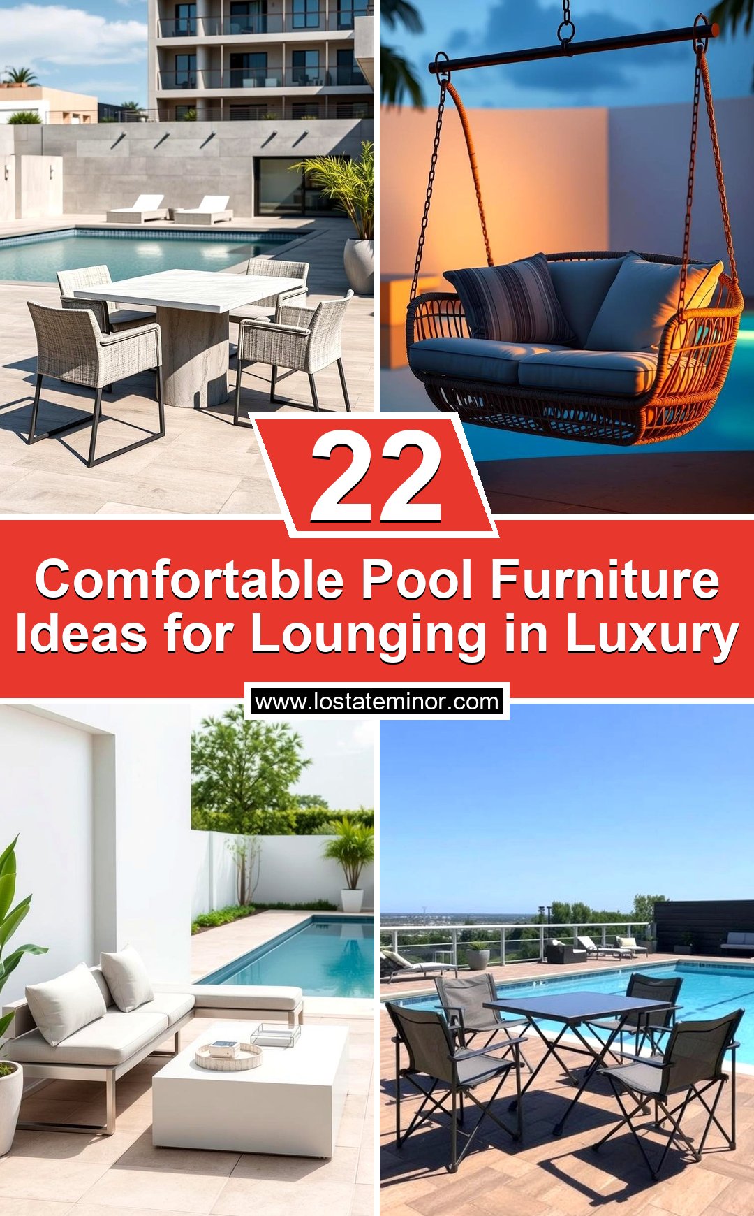 22 Comfortable Pool Furniture Ideas for Lounging in Luxury - Lost At E ...
