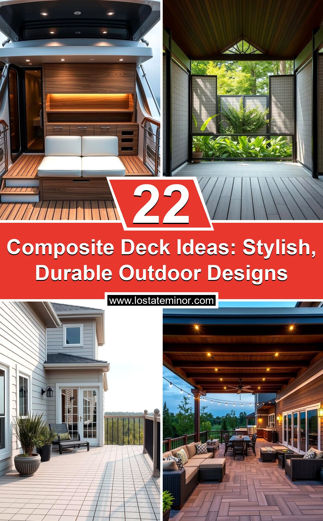 22 Composite Deck Ideas: Stylish, Durable Outdoor Designs - Lost At E Minor