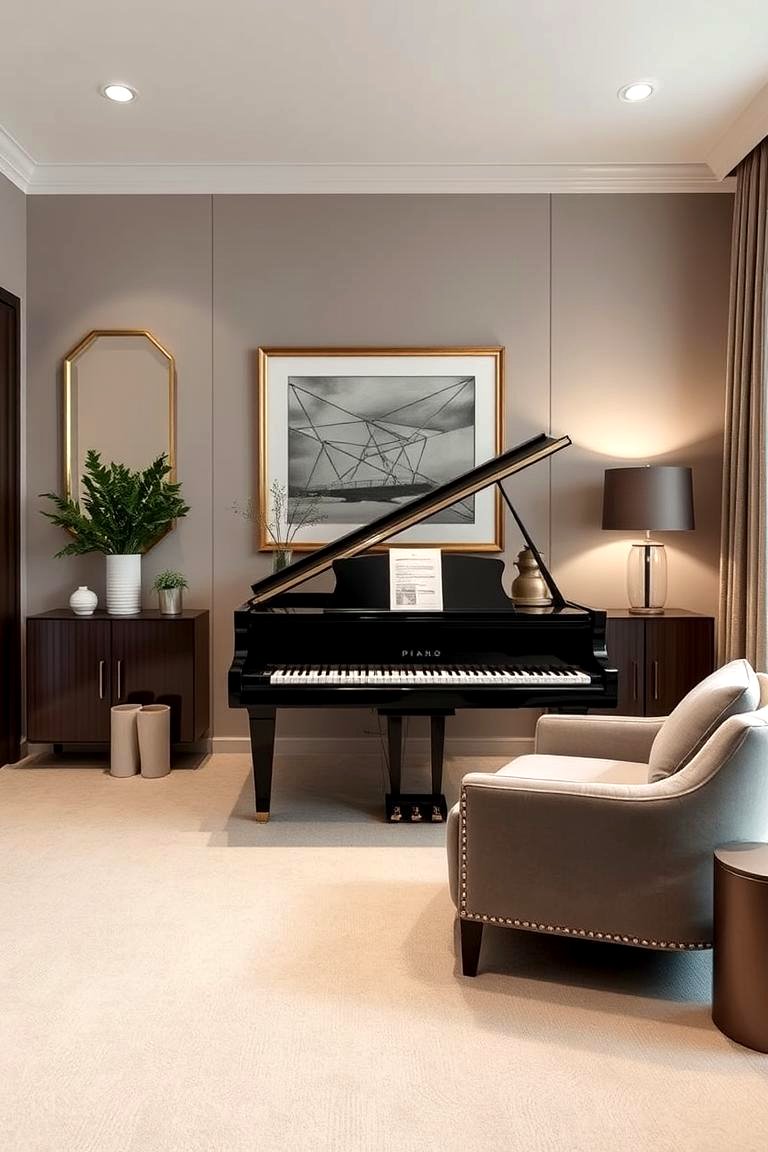 22 Piano Room Ideas: Harmonizing Music and Interior Design - Lost At E ...