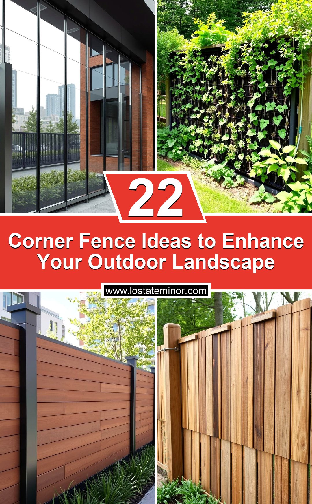 22 Corner Fence Ideas to Enhance Your Outdoor Landscape - Lost At E Minor
