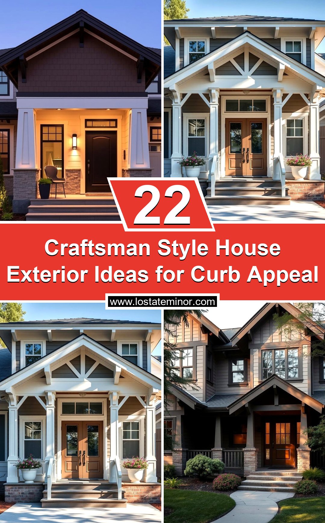 22 Craftsman Style House Exterior Ideas for Curb Appeal - Lost At E Minor