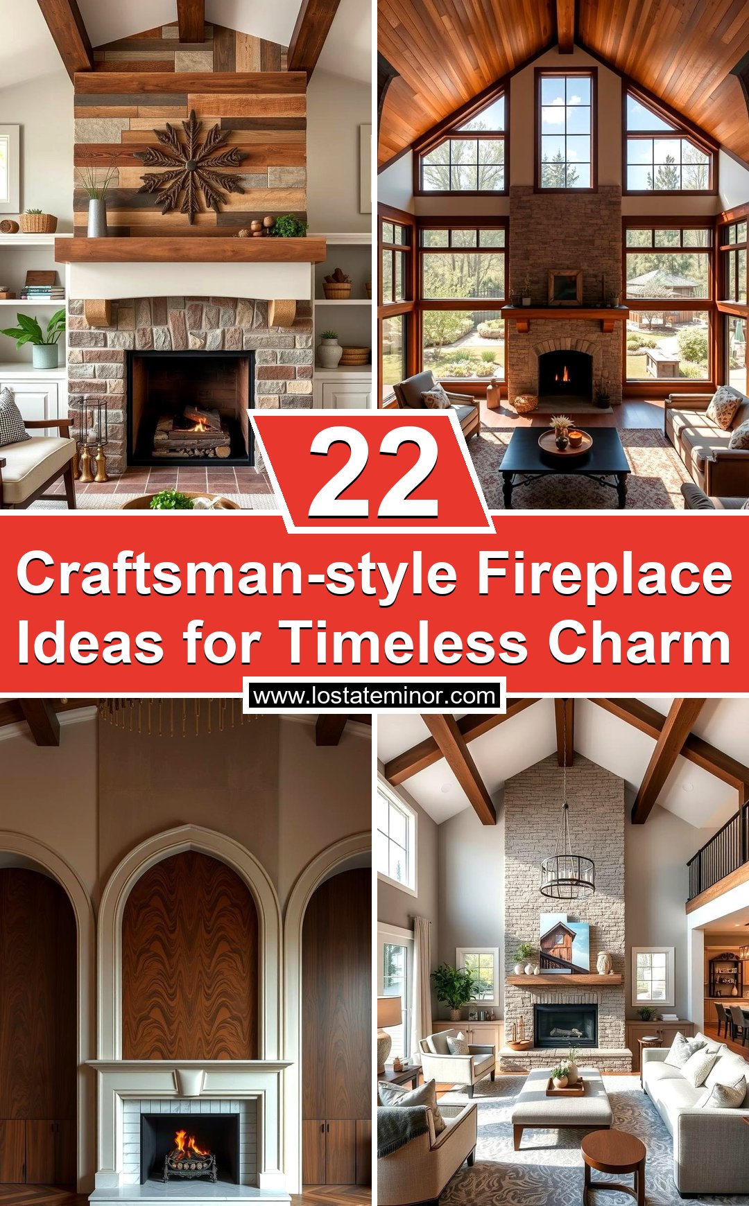 22 Craftsman-style Fireplace Ideas for Timeless Charm - Lost At E Minor