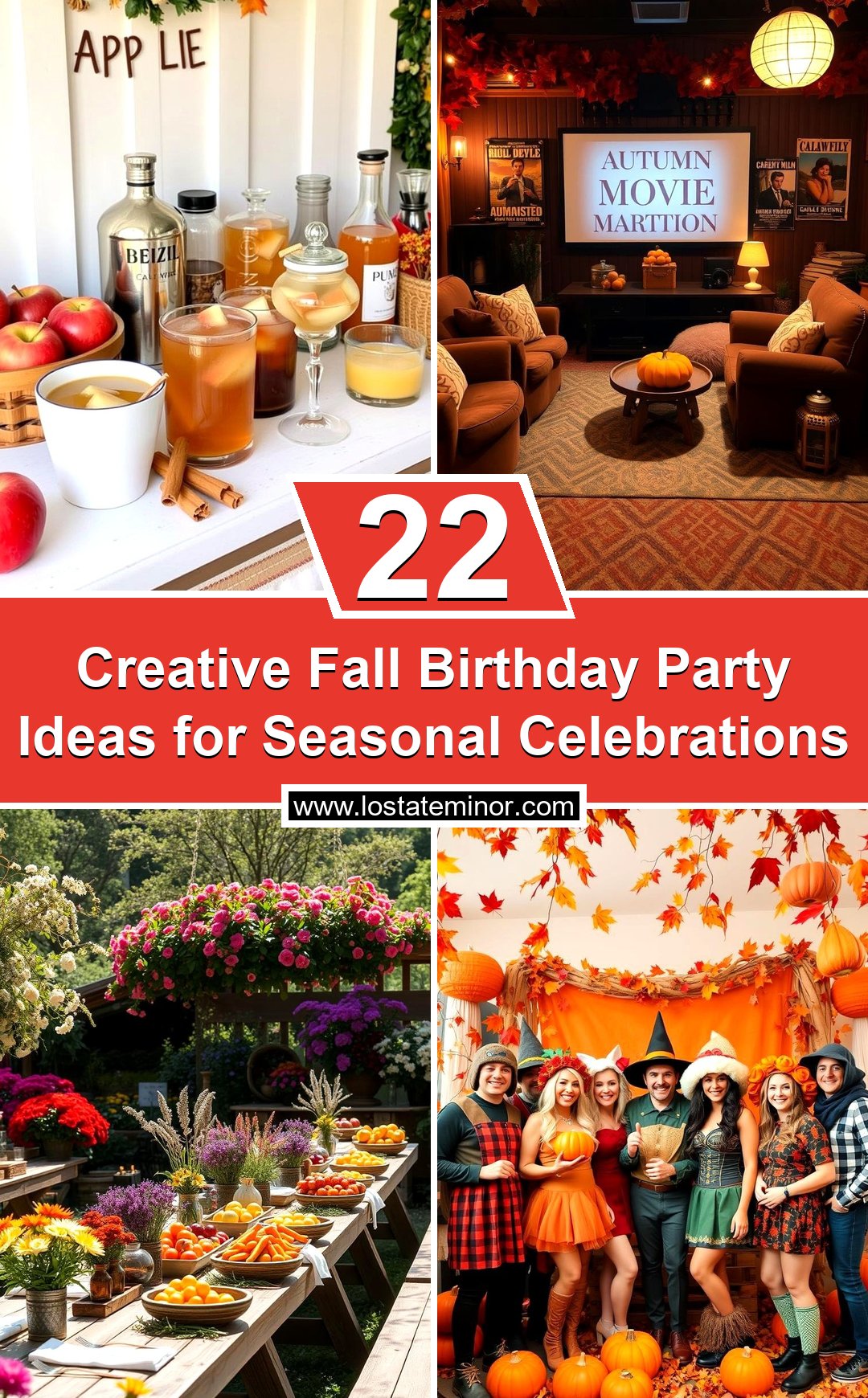 22 Creative Fall Birthday Party Ideas for Seasonal Celebrations - Lost ...