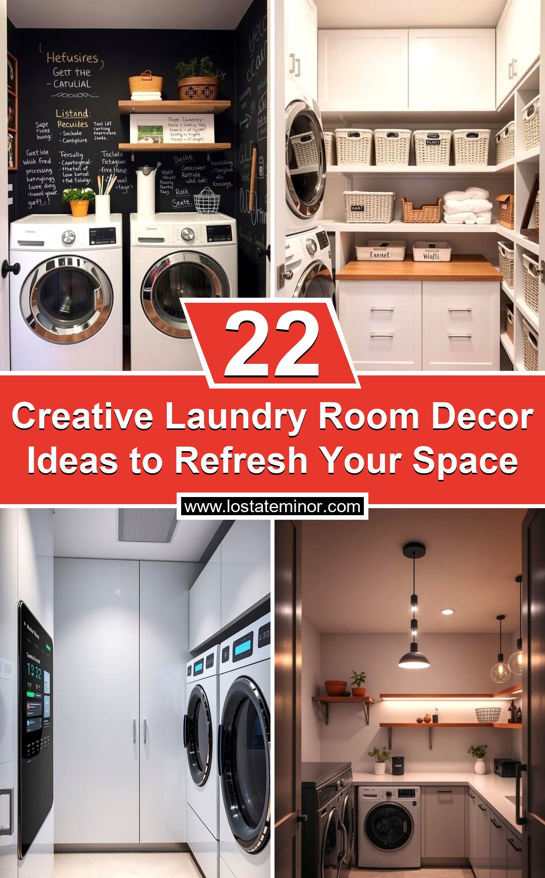 22 Creative Laundry Room Decor Ideas to Refresh Your Space - Lost At E ...