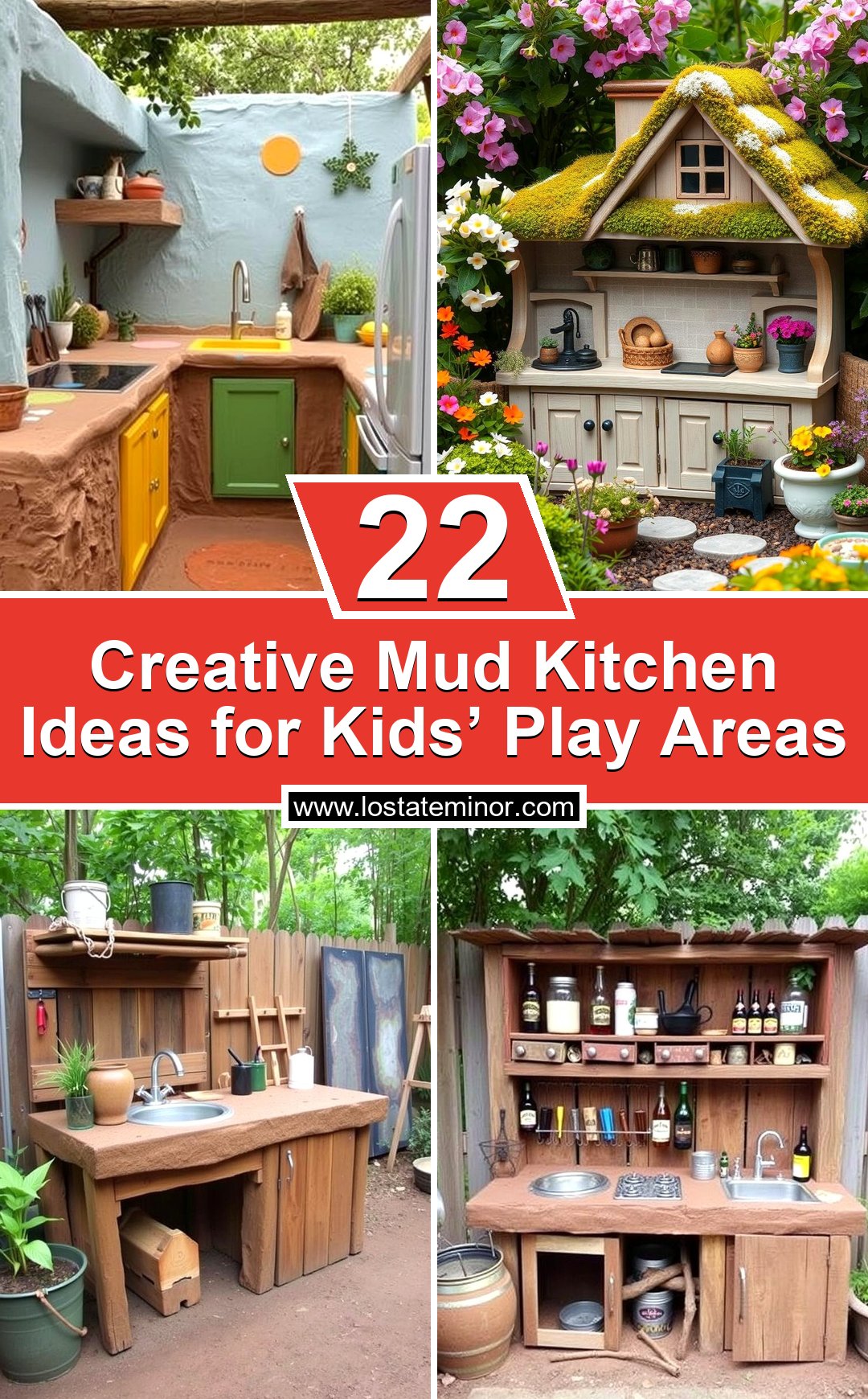 22 Creative Mud Kitchen Ideas for Kids' Play Areas - Lost At E Minor