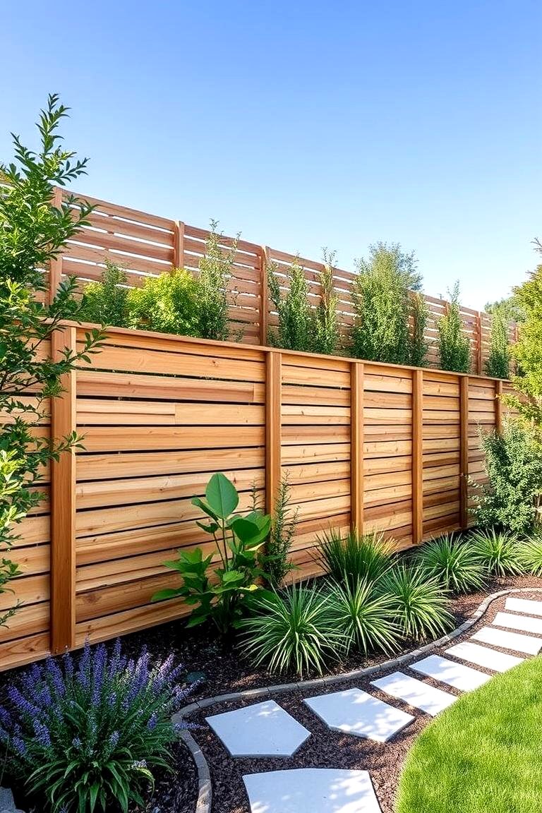 22 Cedar Fence Ideas for Privacy and Natural Beauty - Lost At E Minor