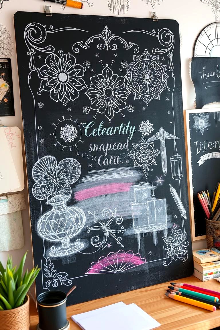 22 Chalkboard Ideas For Organized Creative Home Spaces Lost At E Minor