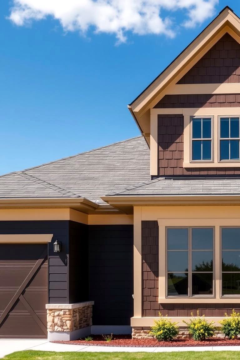 22 Dark Brown House Exterior Ideas for a Warm Aesthetic - Lost At E Minor