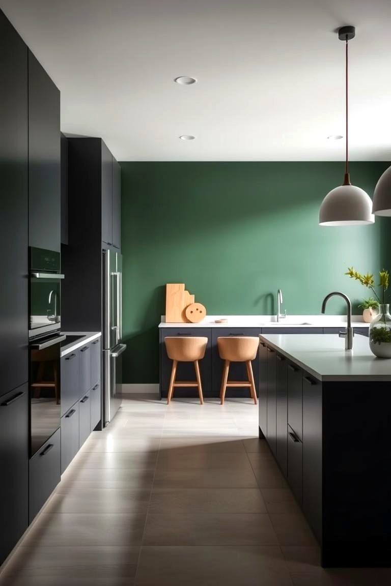 22 Dark Green Kitchen Ideas for a Bold Culinary Space - Lost At E Minor