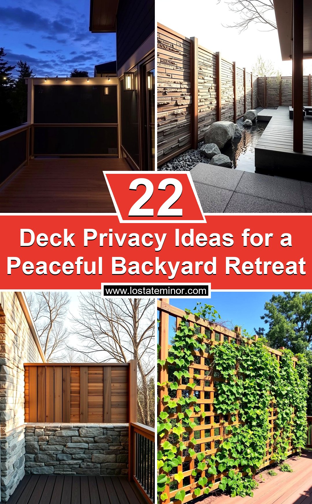 22 Deck Privacy Ideas for a Peaceful Backyard Retreat - Lost At E Minor